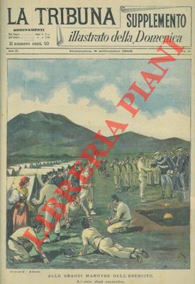 Silbonetto - - Alle grandi manovre dell'esercito. L'ora del rancio.