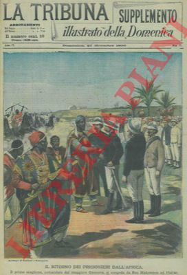 Silbonetto - - Il ritorno dei prigionieri dall'Africa. Il primo scaglione, comandato dal maggiore Gamerra, si congeda da Ras Makonnen ad Harrar.