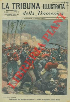 Silbonetto - - I Garibaldini alla battaglia di Domoko. Morte del deputato Antonio Fratti.