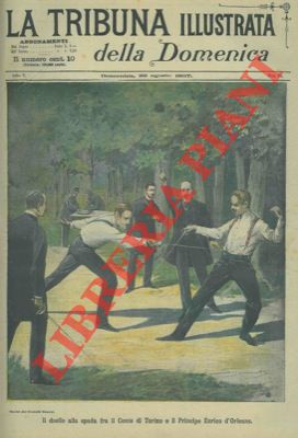 Silbonetto - - Il duello alla spada fra il Conte di Torino e il Principe Enrico d'Orlans.