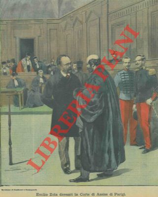 Silbonetto - - Emilio Zola davanti la Corte di Assise di Parigi.