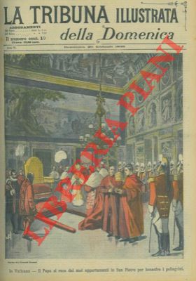 Silbonetto - - In Vaticano. Il Papa si reca dai suoi appartamenti in San Pietro per benedire i pellegrini.