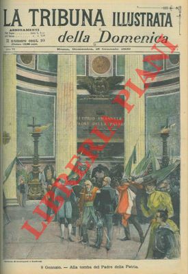 DE BINI Gino - - 9 gennaio. Alla tomba del Padre della Patria.