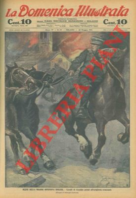 LOMBARDI Ambrogio - - Scene della grande offensiva inglese. Cavalli di ricambio portati all'artiglieria avanzante.