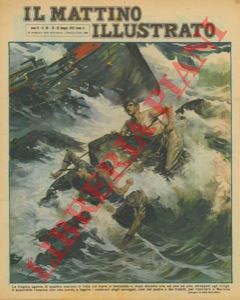 MATANIA Ugo - - La tragica agonia di quattro marinai in lotta col mare in tempesta e, dopo diciotto ore, ad uno ad uno, strappati agli scogli. Il superstite riusciva con una corda a legare i cadaveri degli annegati, cio del padre e dei fratelli, per riportarli a Marsala.