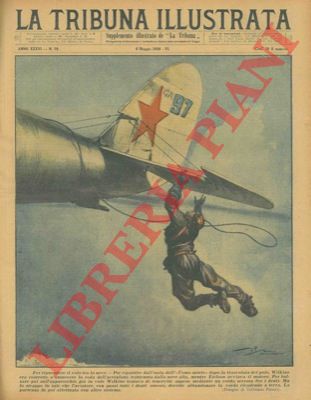 PISANI Vittorio - - Per ripartire da un isola dopo la trasvolata del polo, Wilkins doveva smuovere la coda dell'aeroplano trattenuta dalla neve, mentre Eielson avviava il motore; doveva poi balzare sull'aereo in volo, dopo essersi appeso con una corda serrata fra i denti. Ma, per lo strappo, ricadde a terra con quasi tutti i denti smossi.
