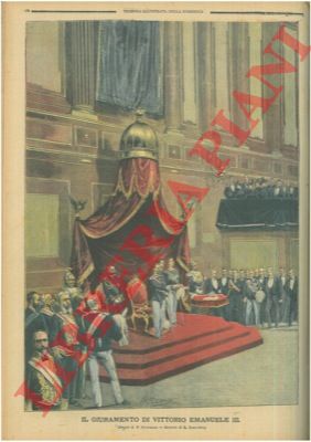 GUASTALLA S. - - Il giuramento di Vittorio Emanuele III.