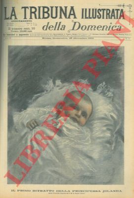 - - Il primo ritratto della Principessa Jolanda.