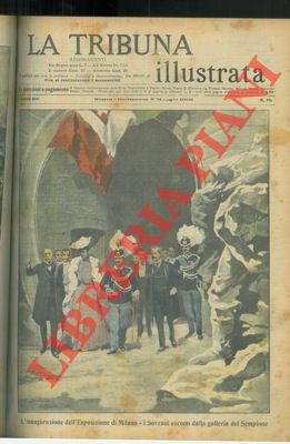 - - L'inaugurazione dell'Esposizione di Milano. I sovrani escono dalla galleria del Sempione.