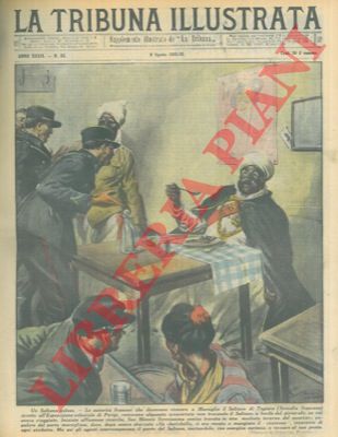 PISANI Vittorio - - Un sultano goloso. Le autorit francesi che dovevano ricevere a Marsiglia il Sultano di Tagiura (Somalia francese) diretto all'Esposizione coloniale di Parigi, non lo trovarono a bordo del piroscafo su cui aveva viaggiato, ma  in una taverna dove si era recato a mangiare il 'cous cous' .