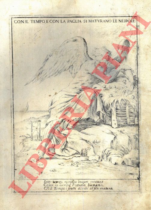 MITELLI Giuseppe Maria - - Con il tempo e con la paglia si maturano le nespole. Proverbi figurati.