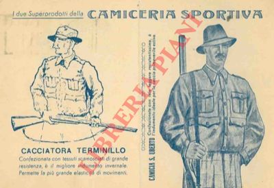 Camiceria sportiva. Cacciatora Terminillo. - Cacciatora Terminillo.