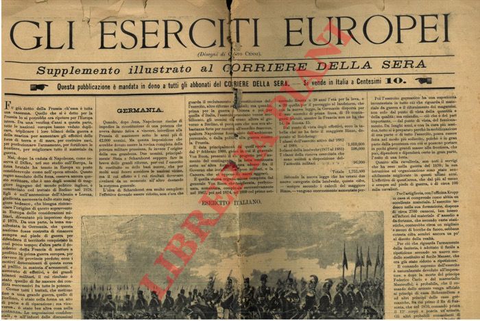 - - Gli eserciti europei. Supplemento illustrato al Corriere della Sera.