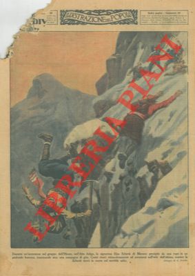 Ortelli A. - - Sull' Hirtzer due alpiniste precipitano  in un burrone. 