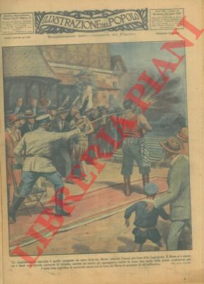 Ortelli A. - - L' uomo pi forte della Jugoslavia, Barta, esplode tra i denti una cartuccia senza muovere la testa appoggiata alla punta di una spada.