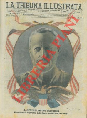 Minardi A. - - Ritratto a tutta pagina del Generale Pershing.
