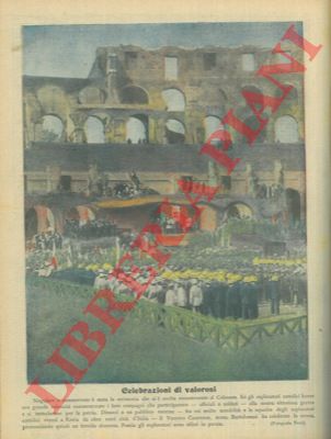 Minardi A. - - Cerimonia di commemorazione per gli esploratori italiani all' interno del Colosseo.