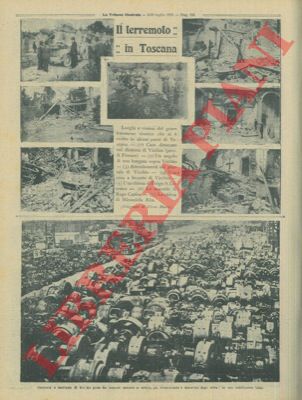 - - Servizio fotografico sul terribile terremoto in Toscana.