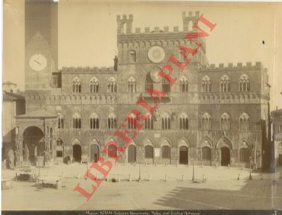 Fotogr. dell'Emilia. Bologna (Poppi) - - Siena. Palazzo Comunale.