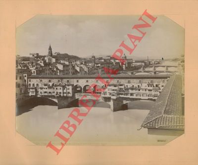 - - Firenze. Ponte vecchio rifondato nel 1855.