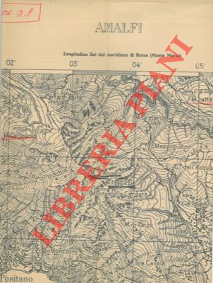 IGM - - Amalfi. IV N0 del Foglio 197 della Carta d'Italia