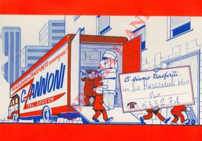 - - Zannoni Traslochi. Bologna.