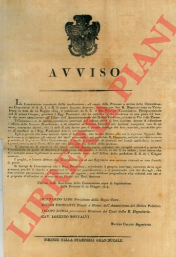 - - Invito a coloro che hanno diritto alle Sovrane Beneficenze di presentare gli estratti dei titoli contemplativi al Regio Dispaccio.