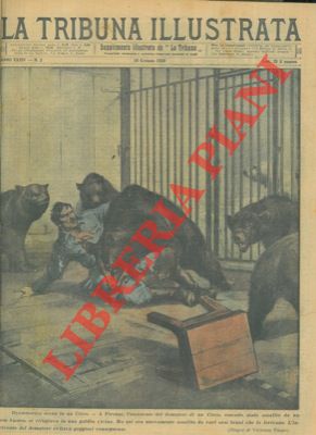 Pisani V. - - Ferito al circo di Firenze da orsi bruni l' assistente del domatore.