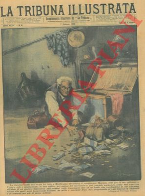 Pisani V. - - Morte di un uomo molto avaro abbracciato al suo baule pieno di ricchezze.