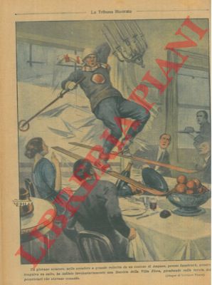 Pisani V. - - Uno sciatore compie un salto troppo lungo ed entra in una casa dalla finestra.