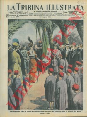 ABBO E. - - Consegna della bandiera ai bambini.
