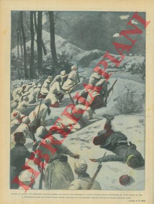 ABBO E. - - Fucilieri francesi mimetizzati assaltano le truppe tedesche.