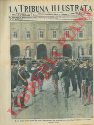 ABBO E. - - Il Duca d' Aosta decora i cavalleggeri di Lodi.