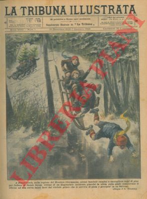 MINARDI A. - - Alcuni fanciulli  cadono vittima di un incidente in slitta.