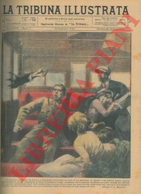 MINARDI A. - - Un treno in Inghilterra investe una persona maciullandola, e proiettando un braccio all' interno di un vagone.