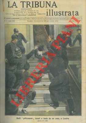 ABBO E. - - Molti policeman tenuti a bada da un cane a Londra.