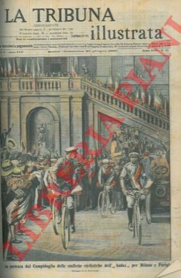 DALMONTE L. - - La partenza dal Campidoglio delle staffette ciclistiche dell' 