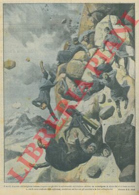 ABBO E. - - I mostri d'accaio dell'artiglieria italiana sconvologono le difese del Carso.