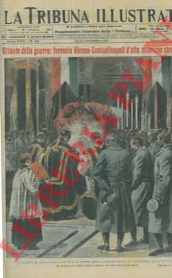 MINARDI A. - - Il re assiste ad una messa per la pace dei morti in guerra.