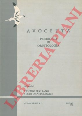 - - Avocetta. Periodico di Ornitologia. CISO. Centro Italiano Studi Ornitologici.