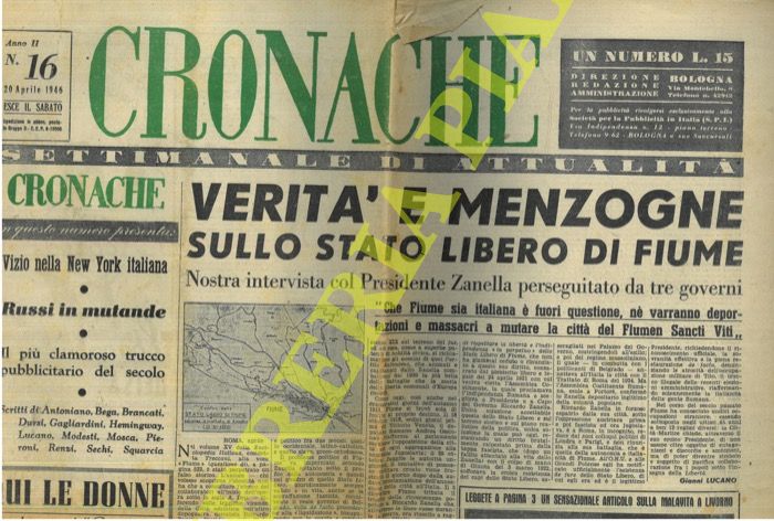 - - Cronache. Settimanale di attualit.