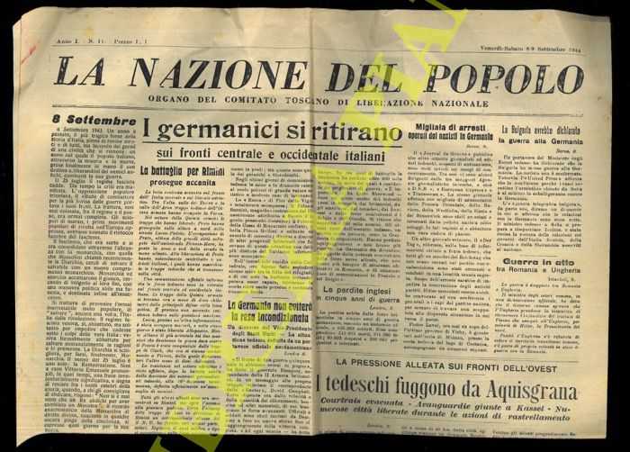 - - La battaglia per Rimini prosegue accanita.