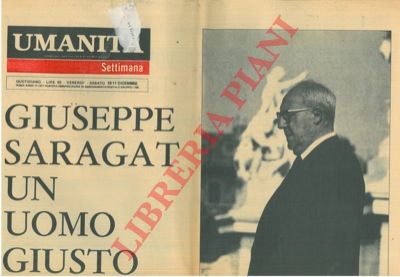 - - Giuseppe Saragat. Un uomo giusto.