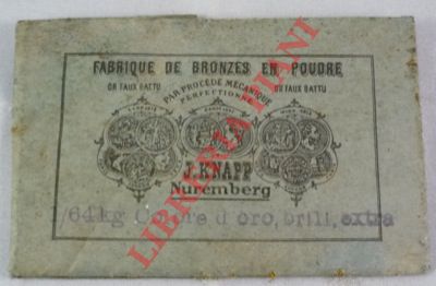 J. Knapp. Nuremberg . - Fabrique de bronzes en oudre,