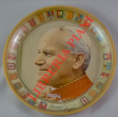 - - Ritratto di Papa Giovanni Paolo II. Souvenir de Lourdes.