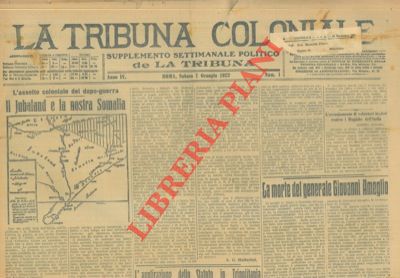 - - La Tribuna Coloniale. Supplemento settimanale politico de La Tribuna.