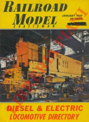 - - Railroad model craftsman.