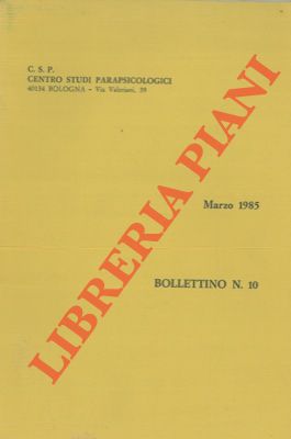 - - Bollettino. Centro di studi parapsicologici.