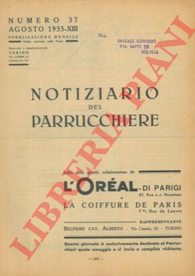 L'Oreal - - Notiziario del parrucchiere. Pubblicazione mensile.
