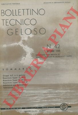 Geloso - - Bollettino tecnico Geloso n 42